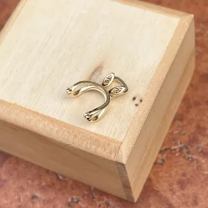 14KT Yellow Gold Slide Pendant Hanger Enhancer 7mm