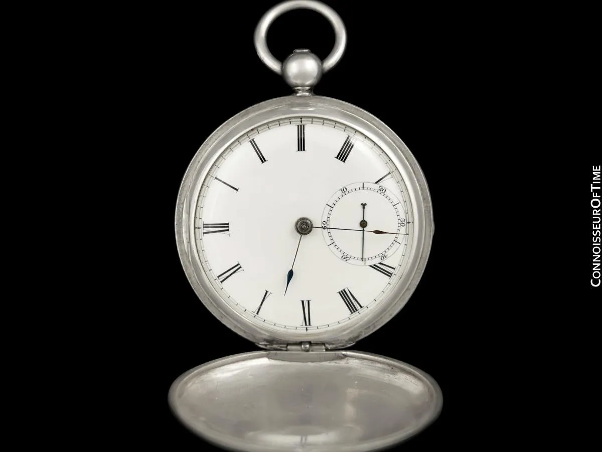 1863 American Watch Co. / Waltham Civil War 18 Size Pocket Watch - Same Model Given to Abraham Lincoln