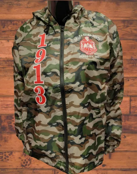 1913 Camouflage Hooded Line Jacket
