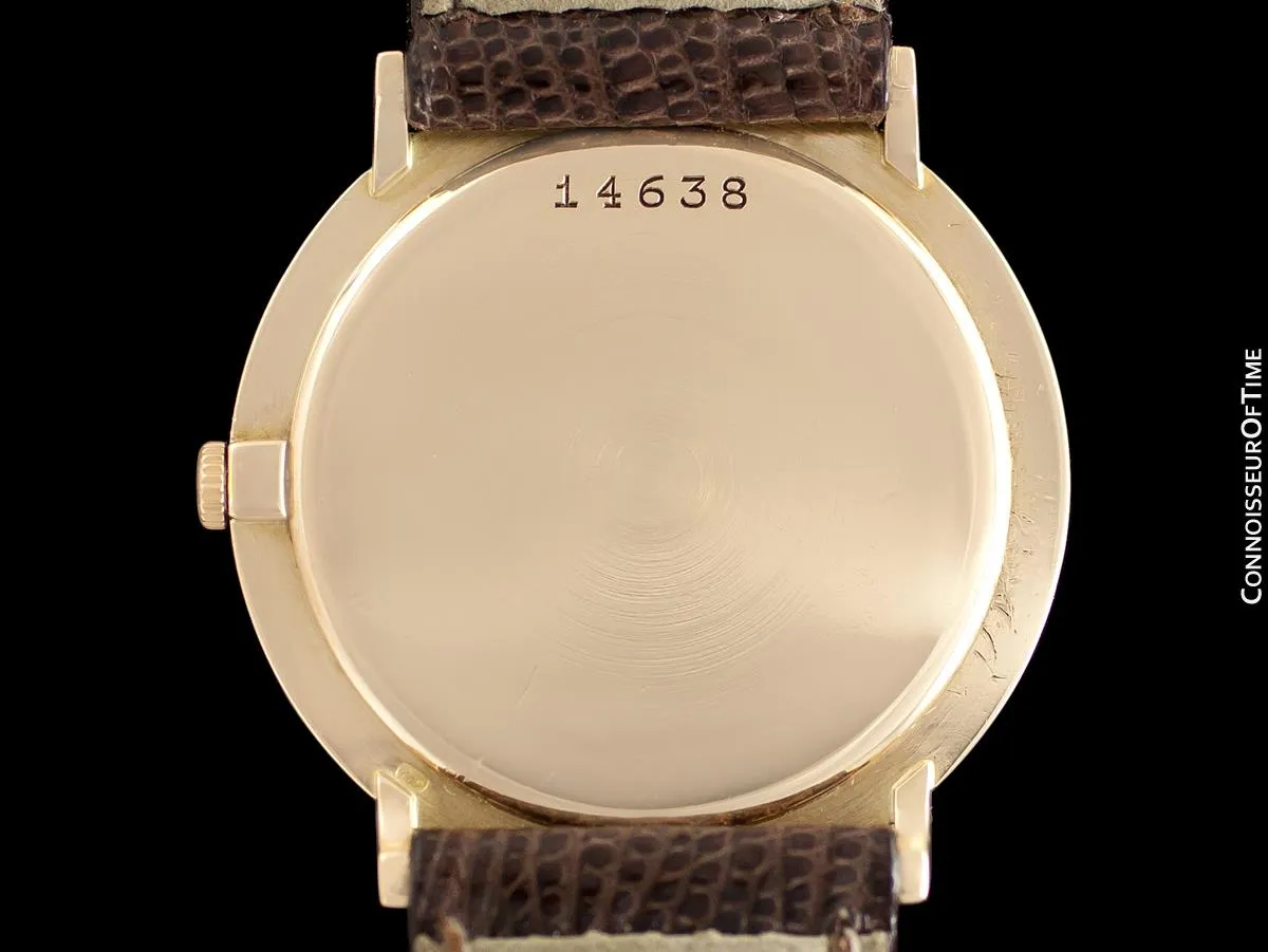 1950's Audemars Piguet "Extra-Flat" Vintage Mens Midsize Watch - 18K Gold