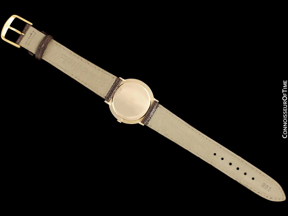 1950's Audemars Piguet "Extra-Flat" Vintage Mens Midsize Watch - 18K Gold