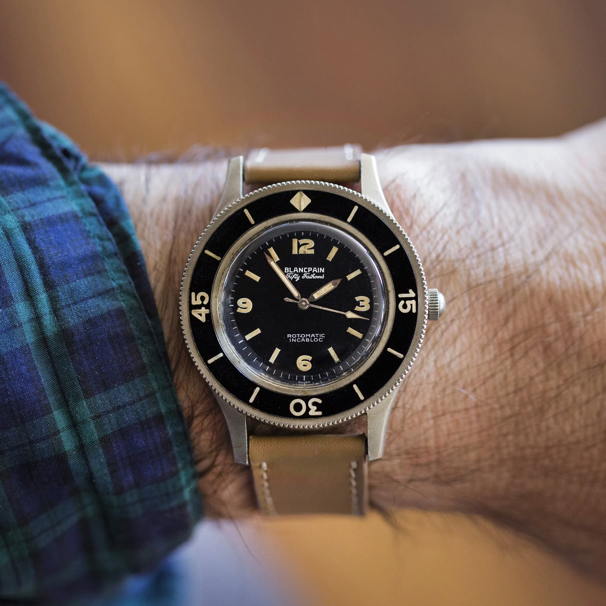 1950s Blancpain Fifty Fathoms Milspec With Bronze Alloy Case