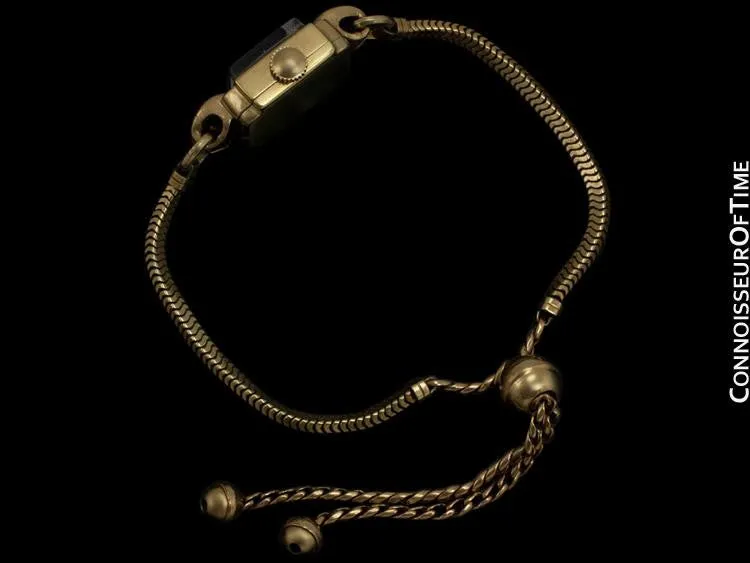 1950's Tiffany & Co. Movado Ladies Vintage Watch - 14K Gold