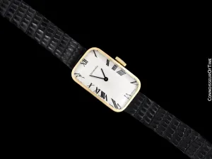 1950's Tiffany Rare Vintage 18K Gold French Made Watch - Owned & Worn By Jerry Lewis