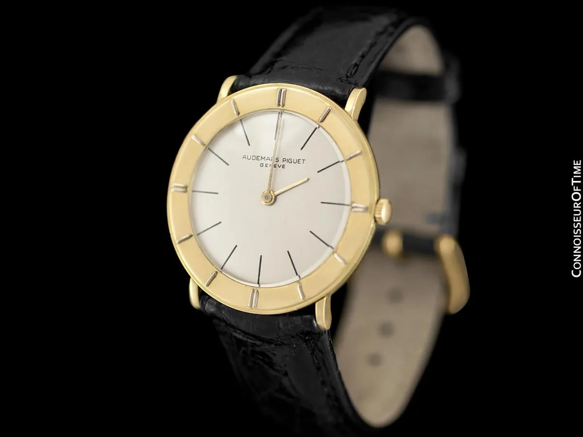 1960's Audemars Piguet Vintage Mens Modernist Cal. 1003 Ultra Thin Watch - 18K Gold