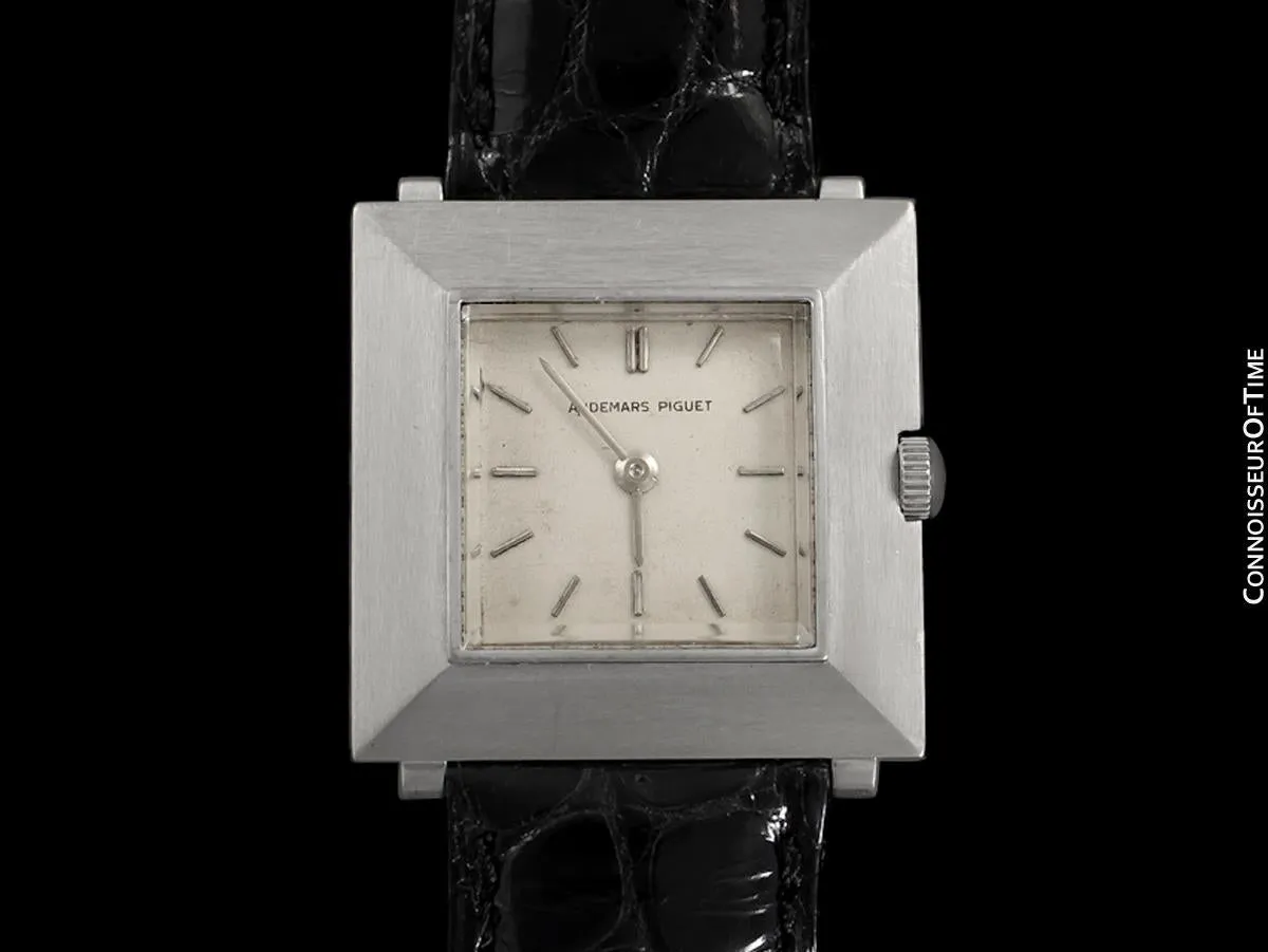 1960's Audemars Piguet Vintage Mens Unisex Modernist Cal. 2003 Ultra Thin Watch - 18K White Gold