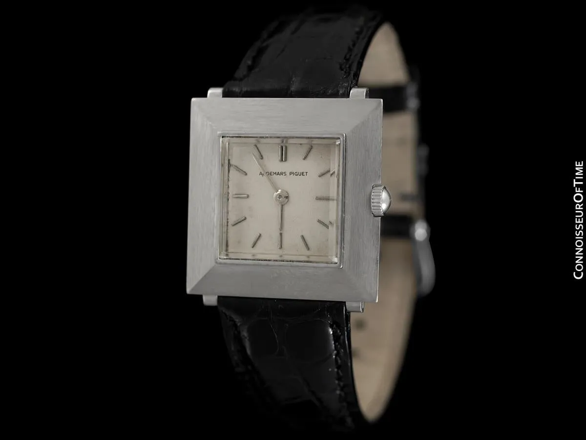 1960's Audemars Piguet Vintage Mens Unisex Modernist Cal. 2003 Ultra Thin Watch - 18K White Gold