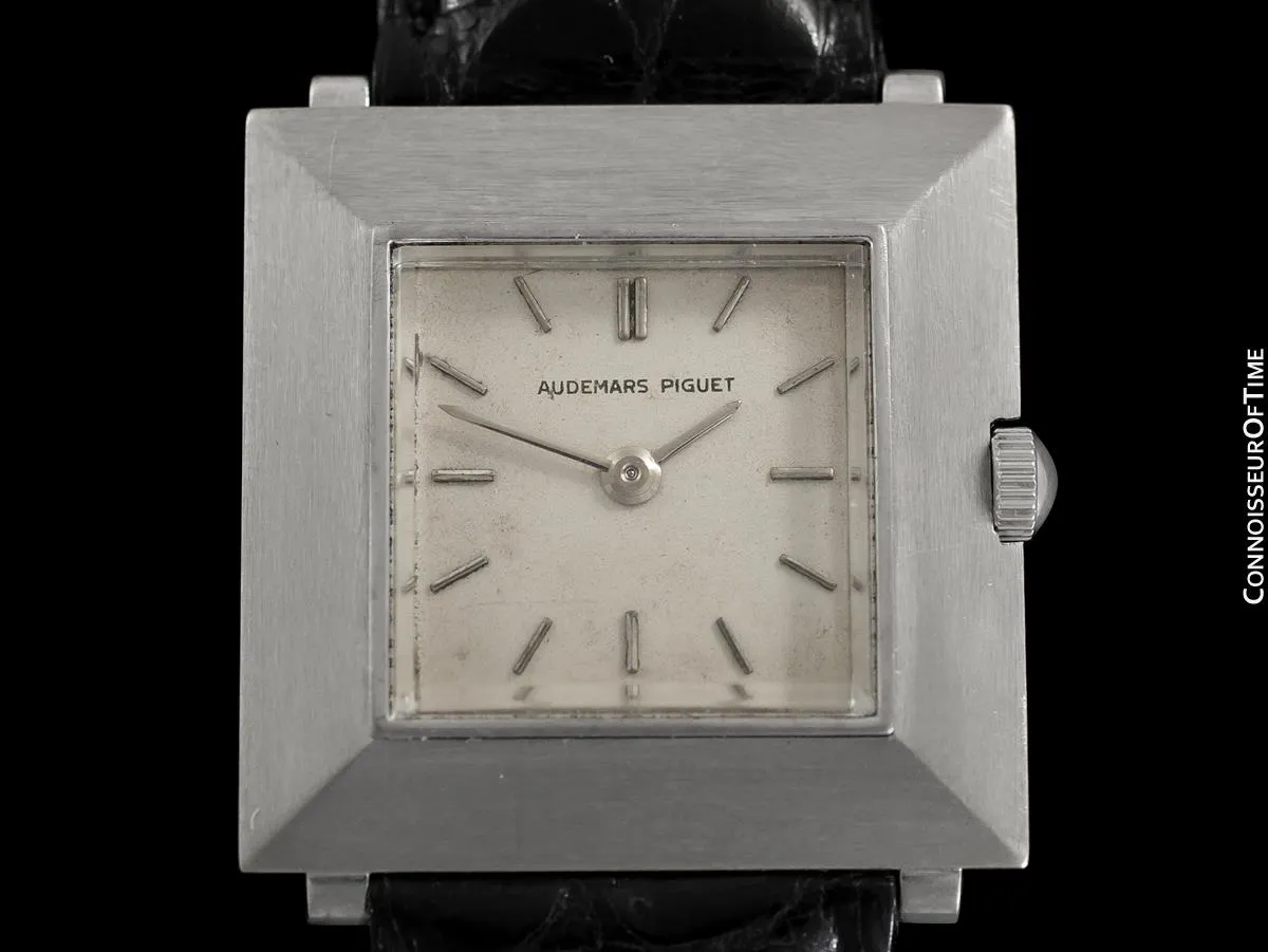 1960's Audemars Piguet Vintage Mens Unisex Modernist Cal. 2003 Ultra Thin Watch - 18K White Gold