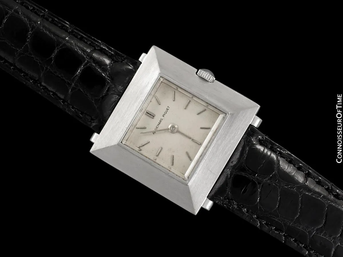 1960's Audemars Piguet Vintage Mens Unisex Modernist Cal. 2003 Ultra Thin Watch - 18K White Gold