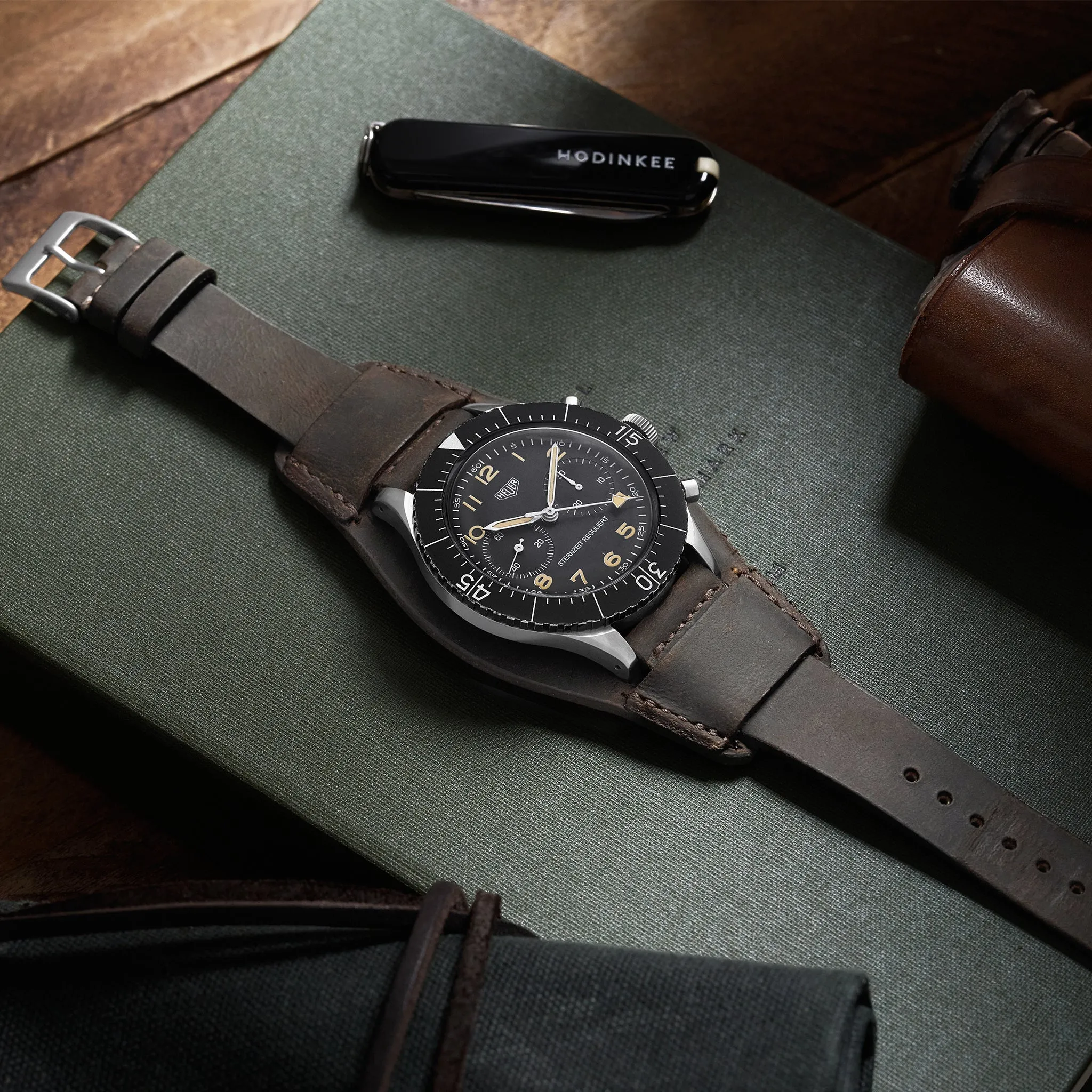 1960s Heuer Bundeswehr Sternzeit Reguliert Ref. 1551SZ