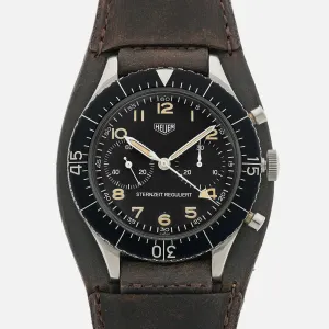 1960s Heuer Bundeswehr Sternzeit Reguliert Ref. 1551SZ