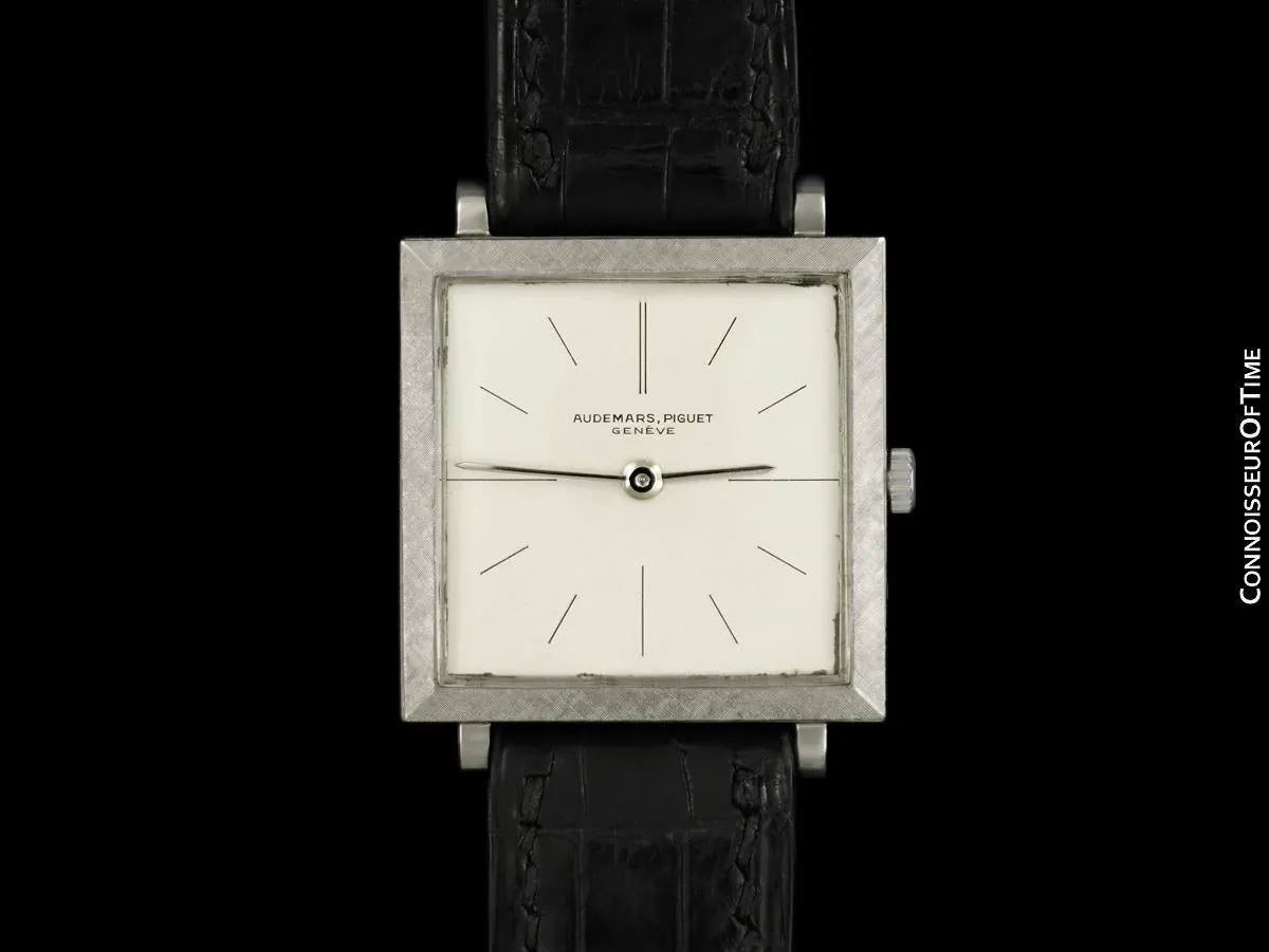 1966 Audemars Piguet Vintage Mens Cal. 2003 Ultra Thin 18K White Gold Watch - Extract & Box