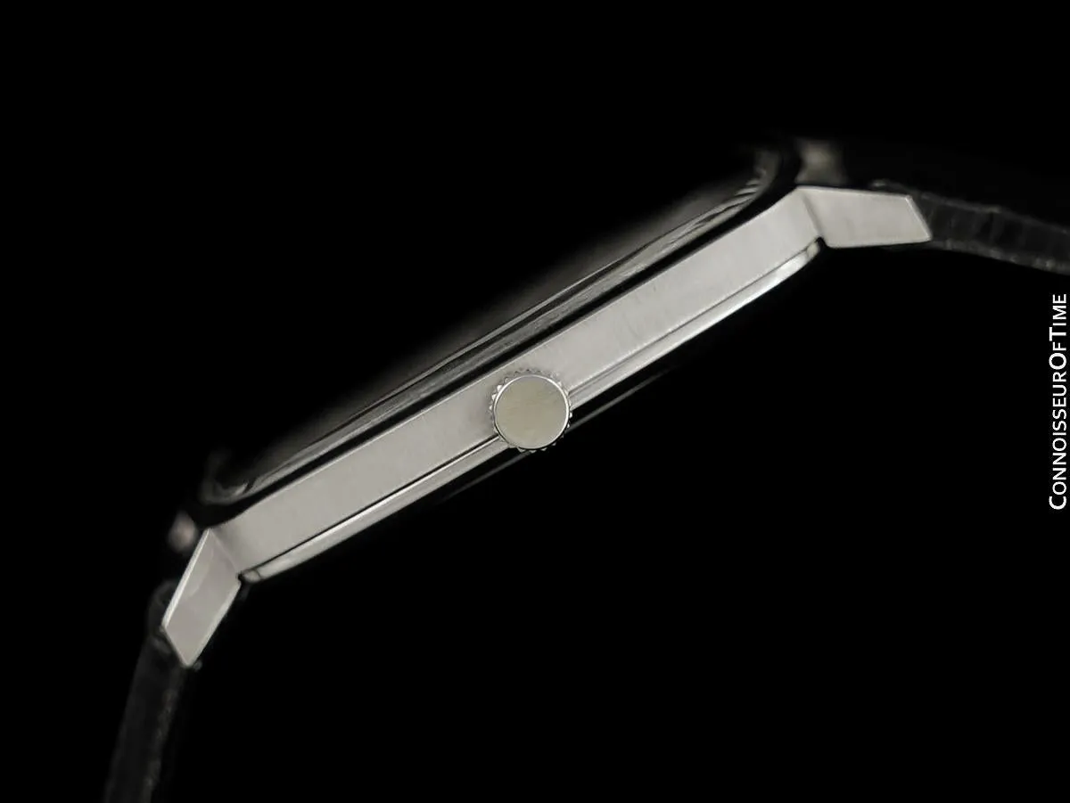 1968 Audemars Piguet "Extra-Flat" Vintage Mens Tonneau Watch - 18K White Gold