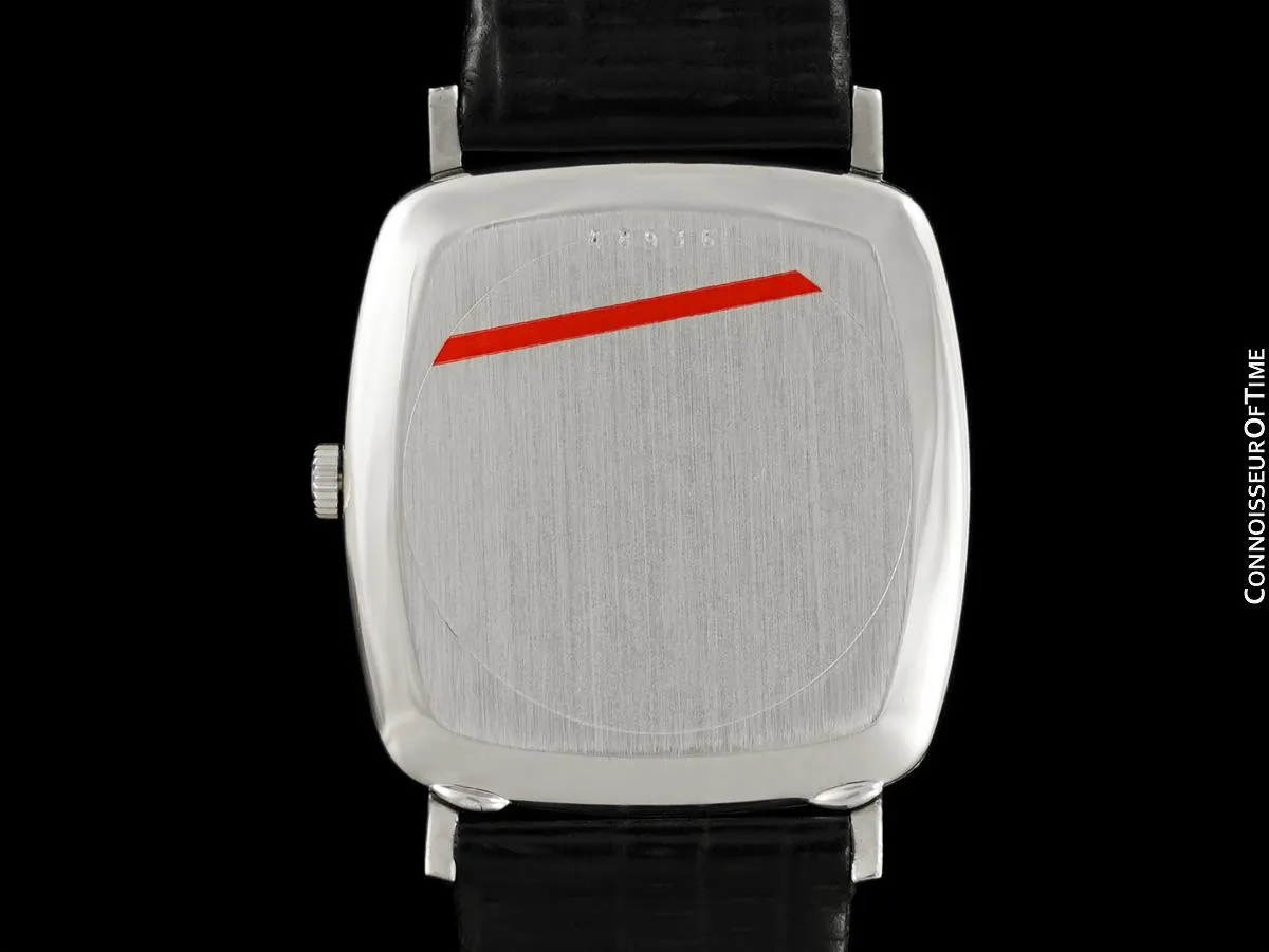 1968 Audemars Piguet "Extra-Flat" Vintage Mens Tonneau Watch - 18K White Gold