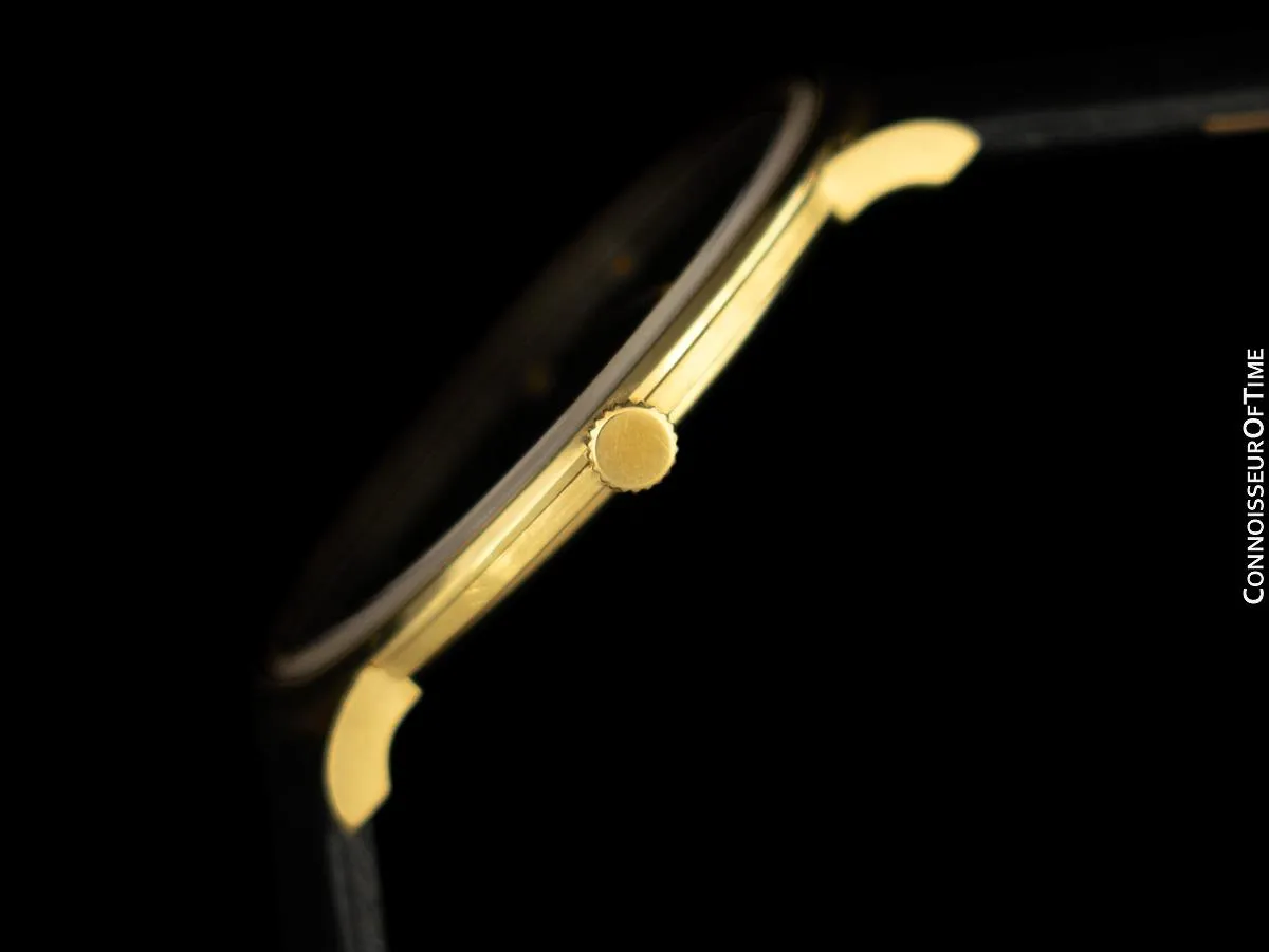 1969 Audemars Piguet "Extra-Flat" Vintage Mens Midsize Watch - 18K Gold