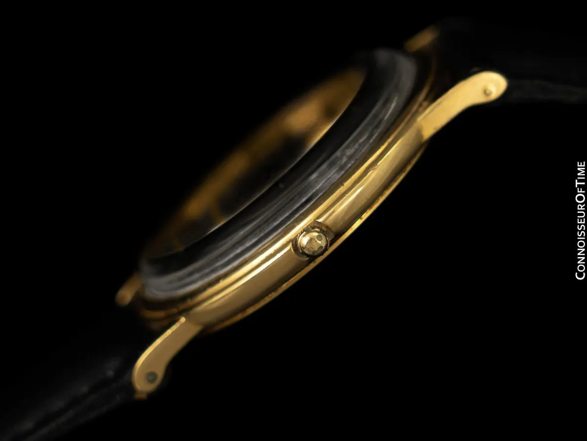 1982 Seiko Credor Vintage 18K Gold Mens Watch - OWNED & WORN BY YANKEE BASEBALL GREAT LEFTY GOMEZ