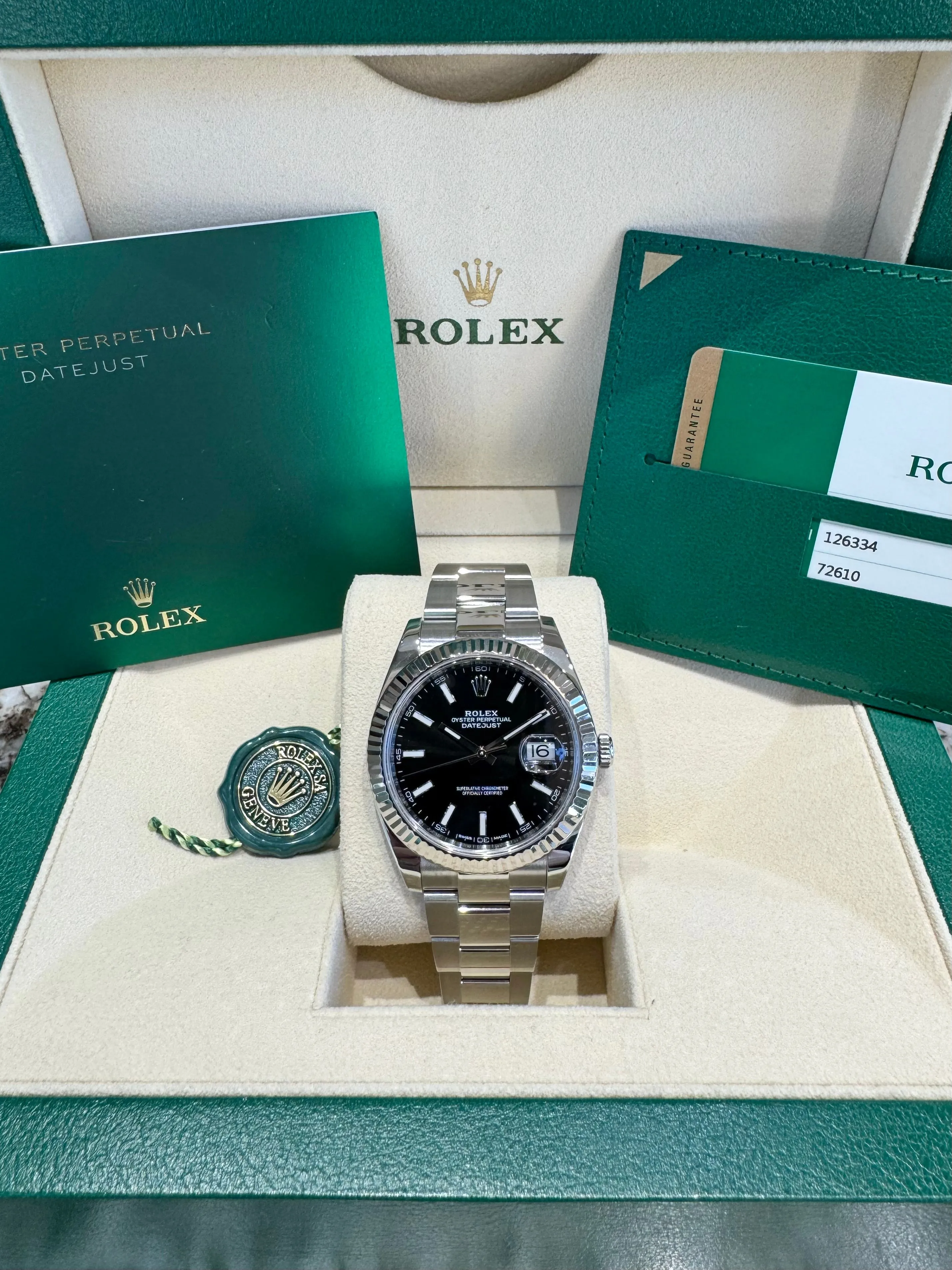 2019 Rolex Datejust 41 126334