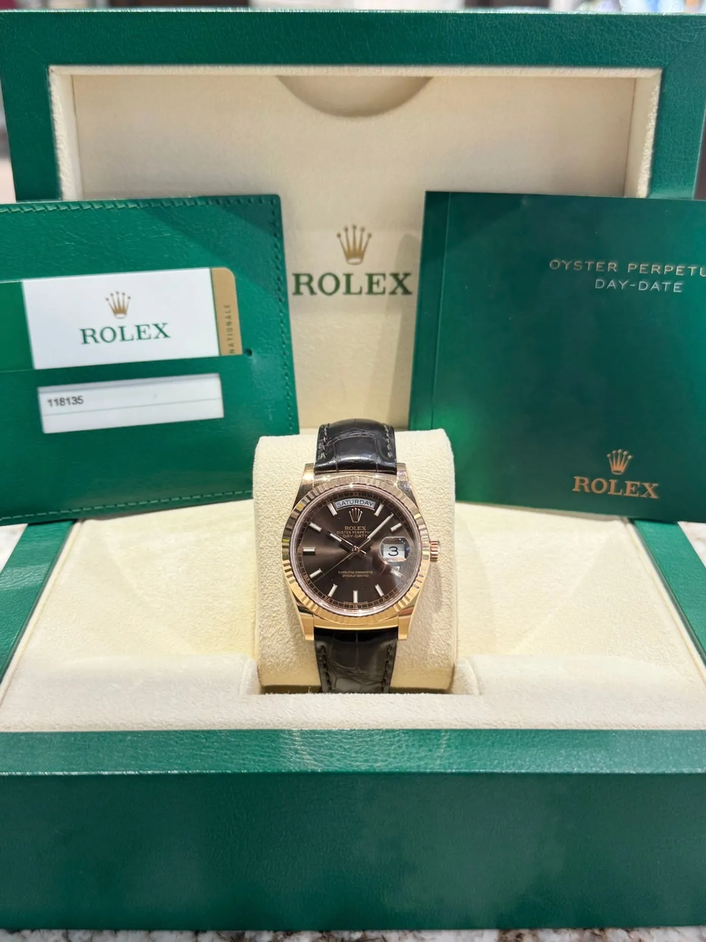 2020 Rolex Day-Date 36 118135