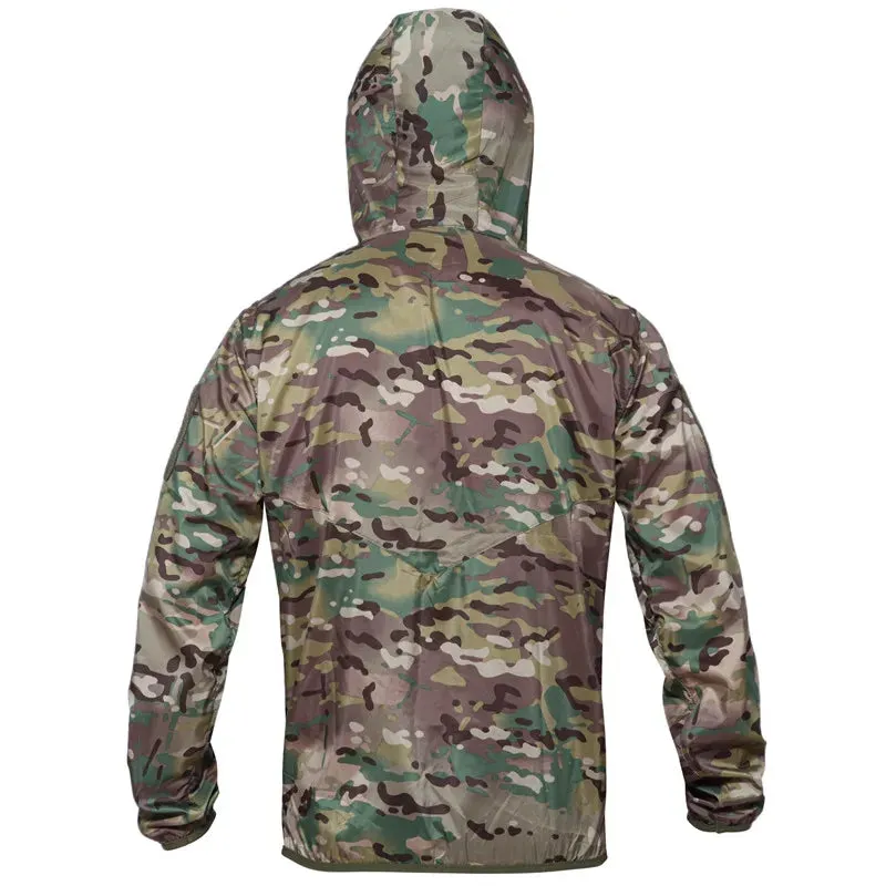 2022 New Thin Army Military Jackets Lightweight Quick Dry Windbreaker Jacket Summer Waterproof Tactical Skin Jacket Raincoat Men