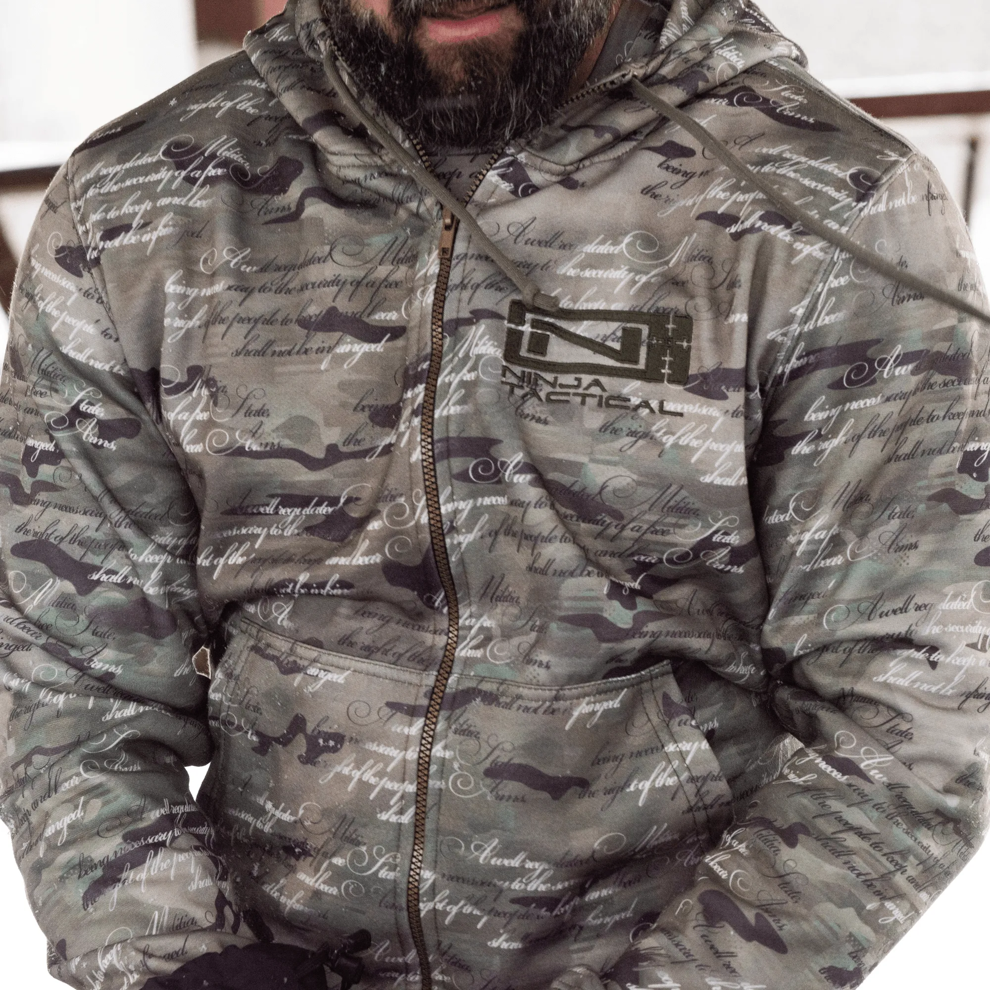 2nd Amendment Camo Hoodie 1.0
