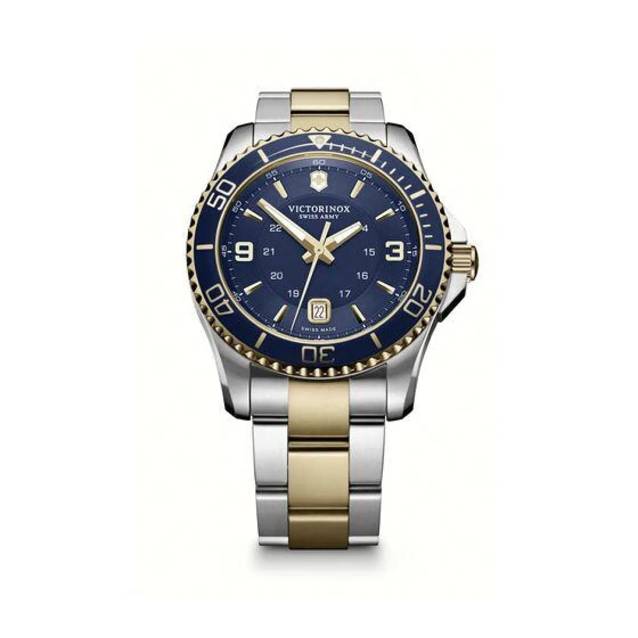 43MM STEEL & YELLOW GOLD PLATED MAVERICK