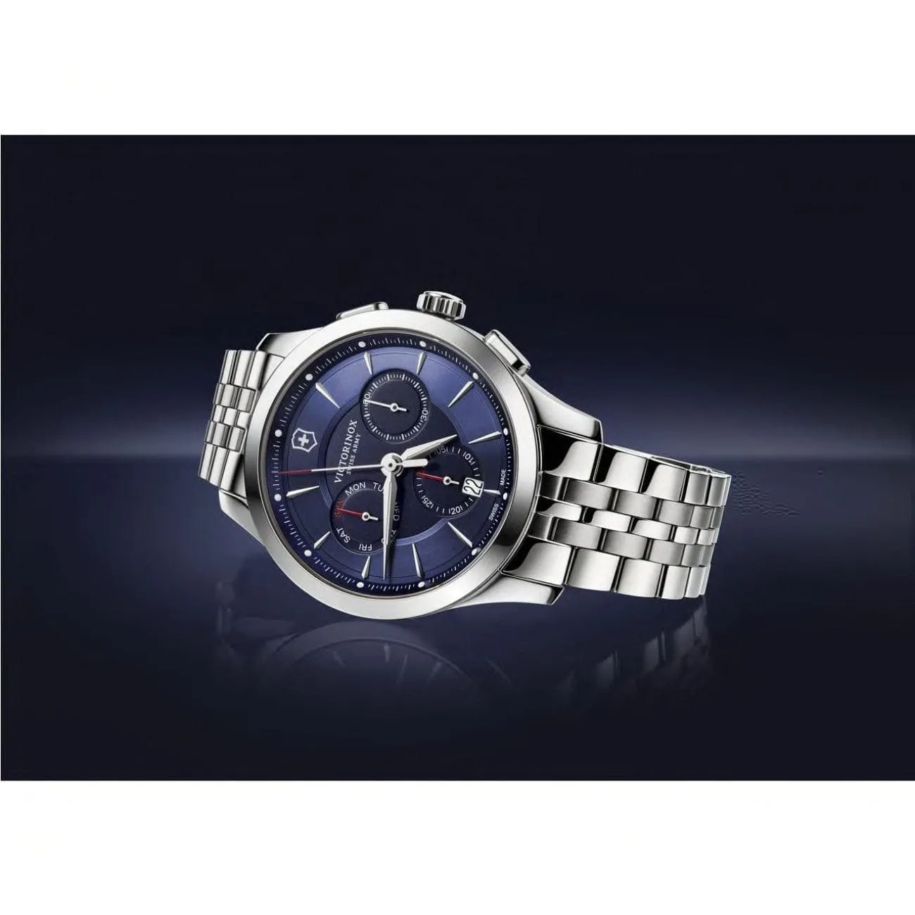 44mm Steel Alliance with Blue Dial