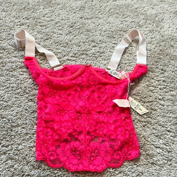 $98 Hot pink HAH Free people bustier