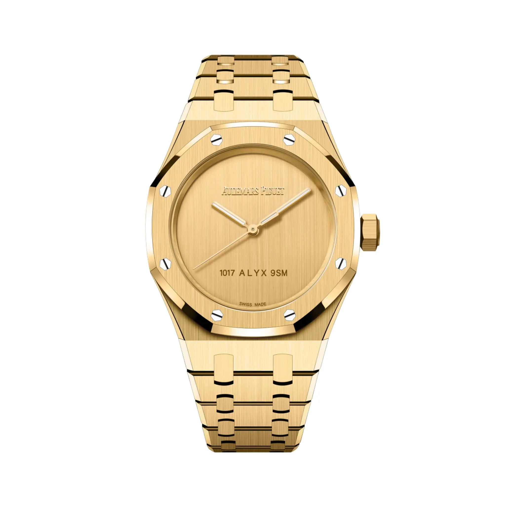 A&P Luxury Watches Royal Oak Selfwinding 15550BA.OO.1356BA.02 '1017 ALYX 9SM' Yellow Gold Limited Edition