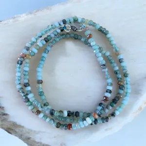 Amazonite 4 mm beaded Necklace
