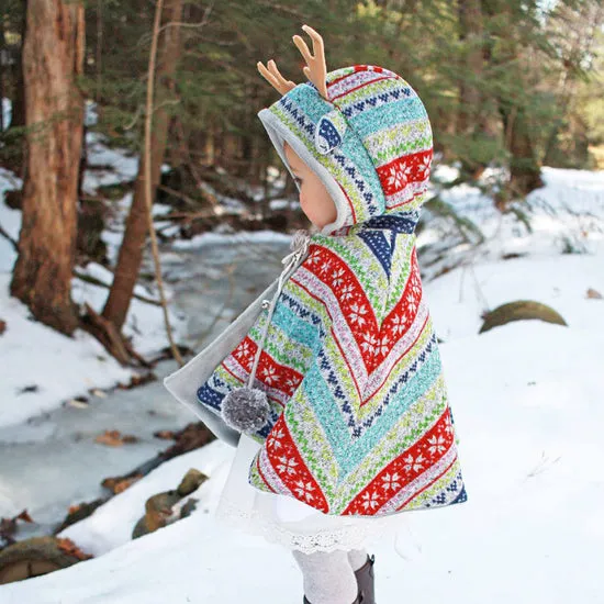 Animal CAPE/CLOAK Add-on Sewing Pattern ~ both Adult and Child sizes available