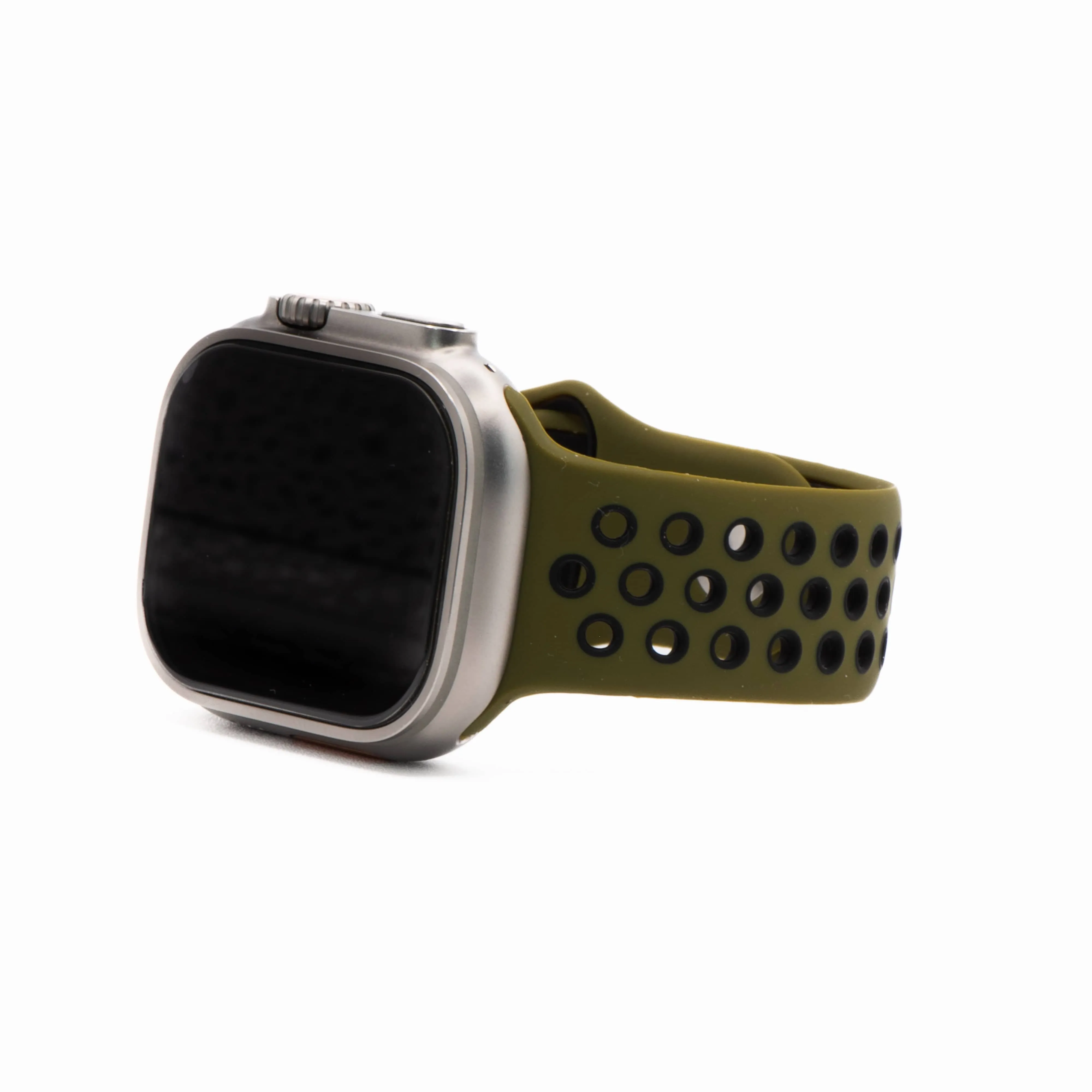 Apple Band Silicone Sport - Army Green-Black