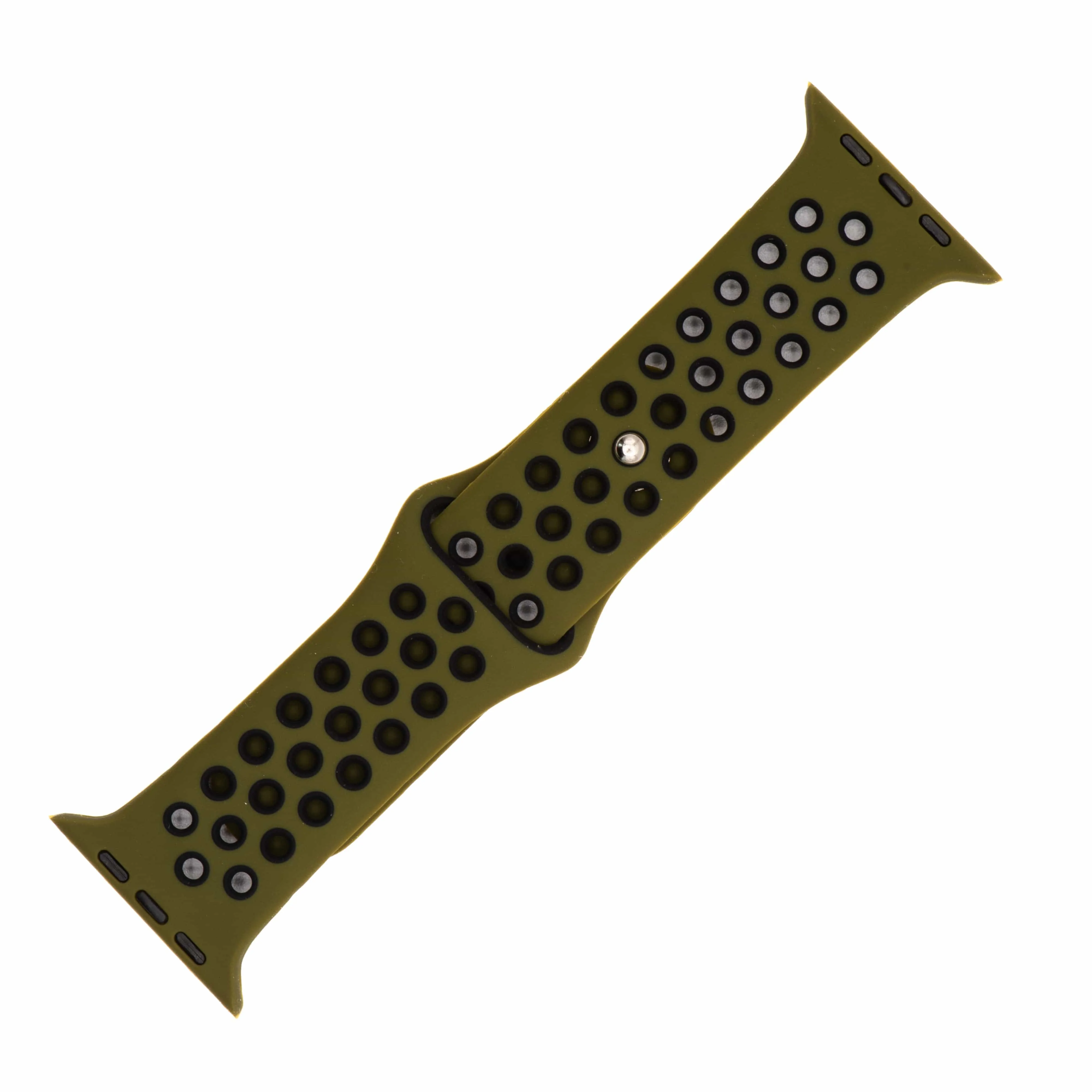 Apple Band Silicone Sport - Army Green-Black