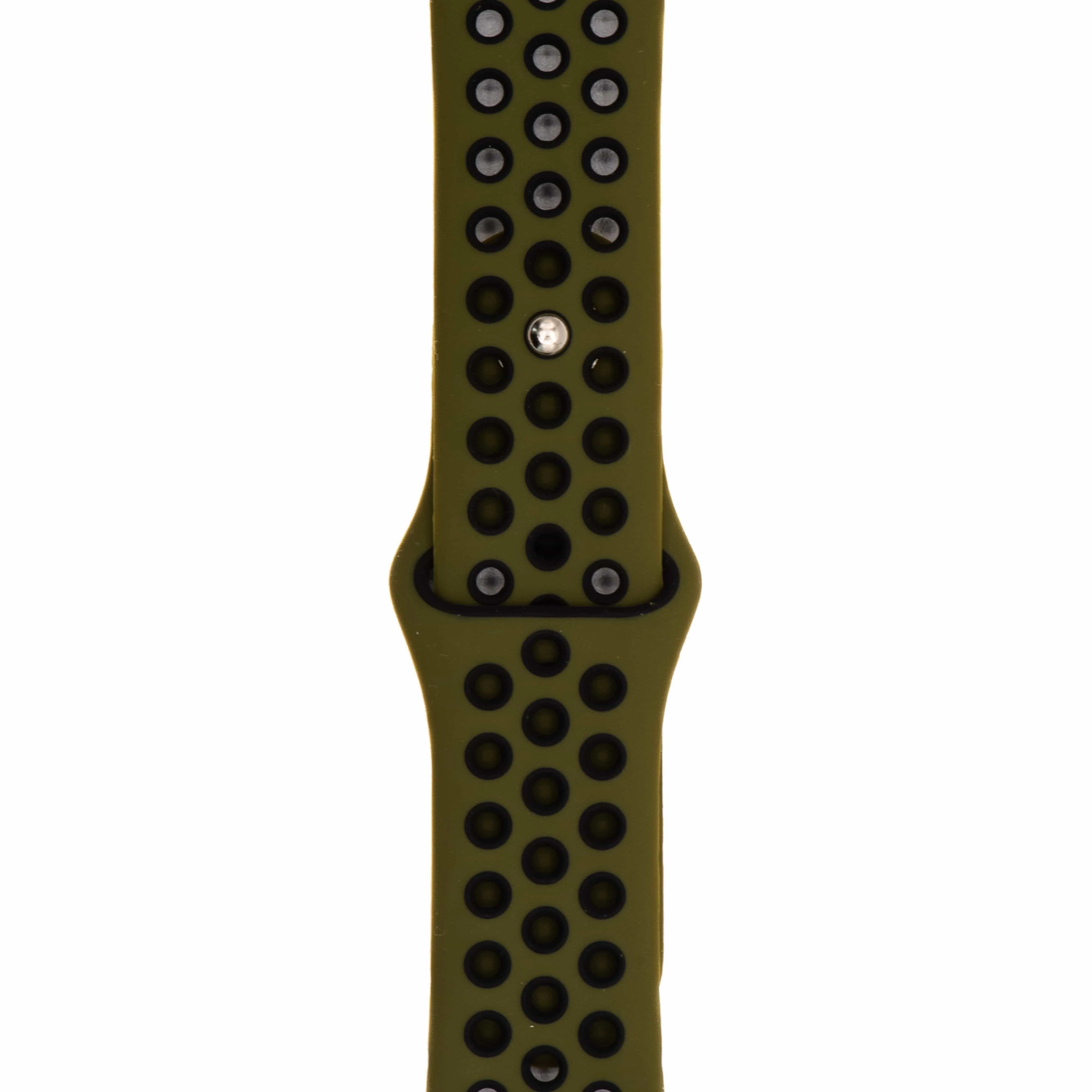 Apple Band Silicone Sport - Army Green-Black