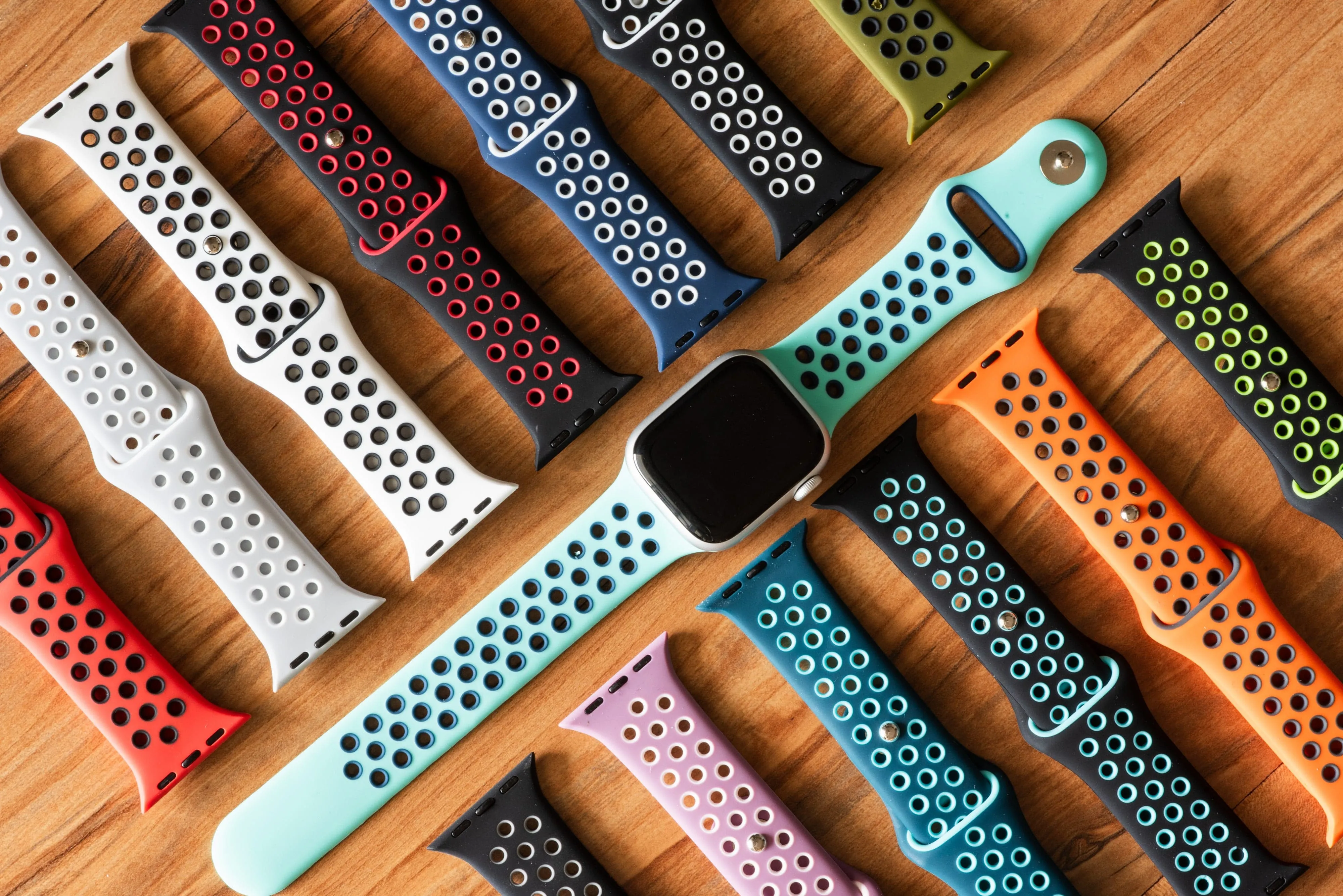 Apple Band Silicone Sport - Army Green-Black