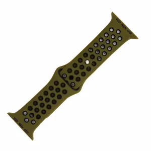 Apple Band Silicone Sport - Army Green-Black
