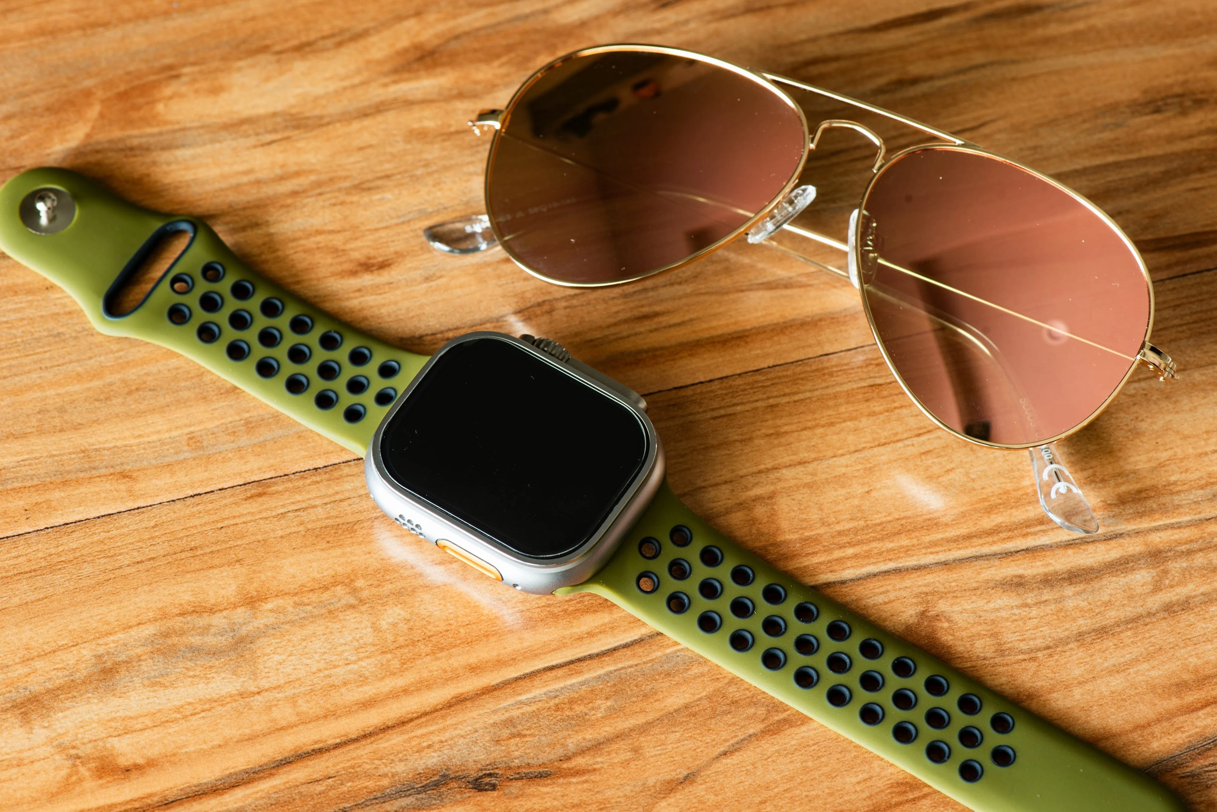 Apple Band Silicone Sport - Army Green-Black