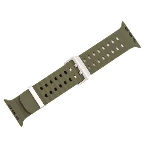 Apple Band - Silicone Wave - Army Green