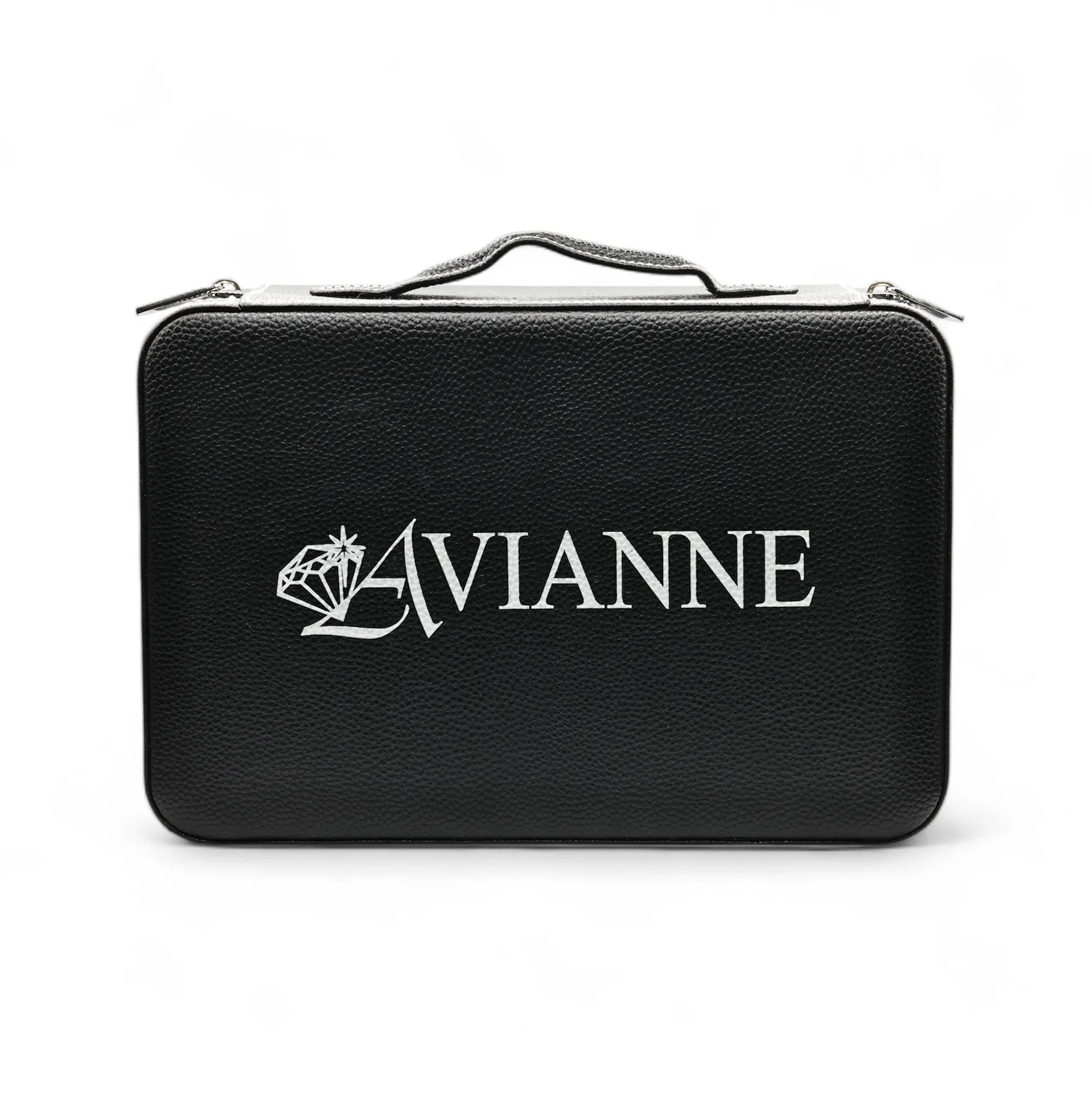Avianne & Co. Leather Luxury World Traveler Jewelry & Watch Case