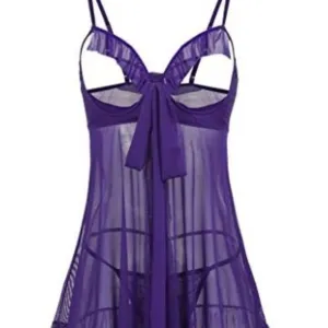 Avidlove  Women's Lingerie V Neck Mesh Sleepwear