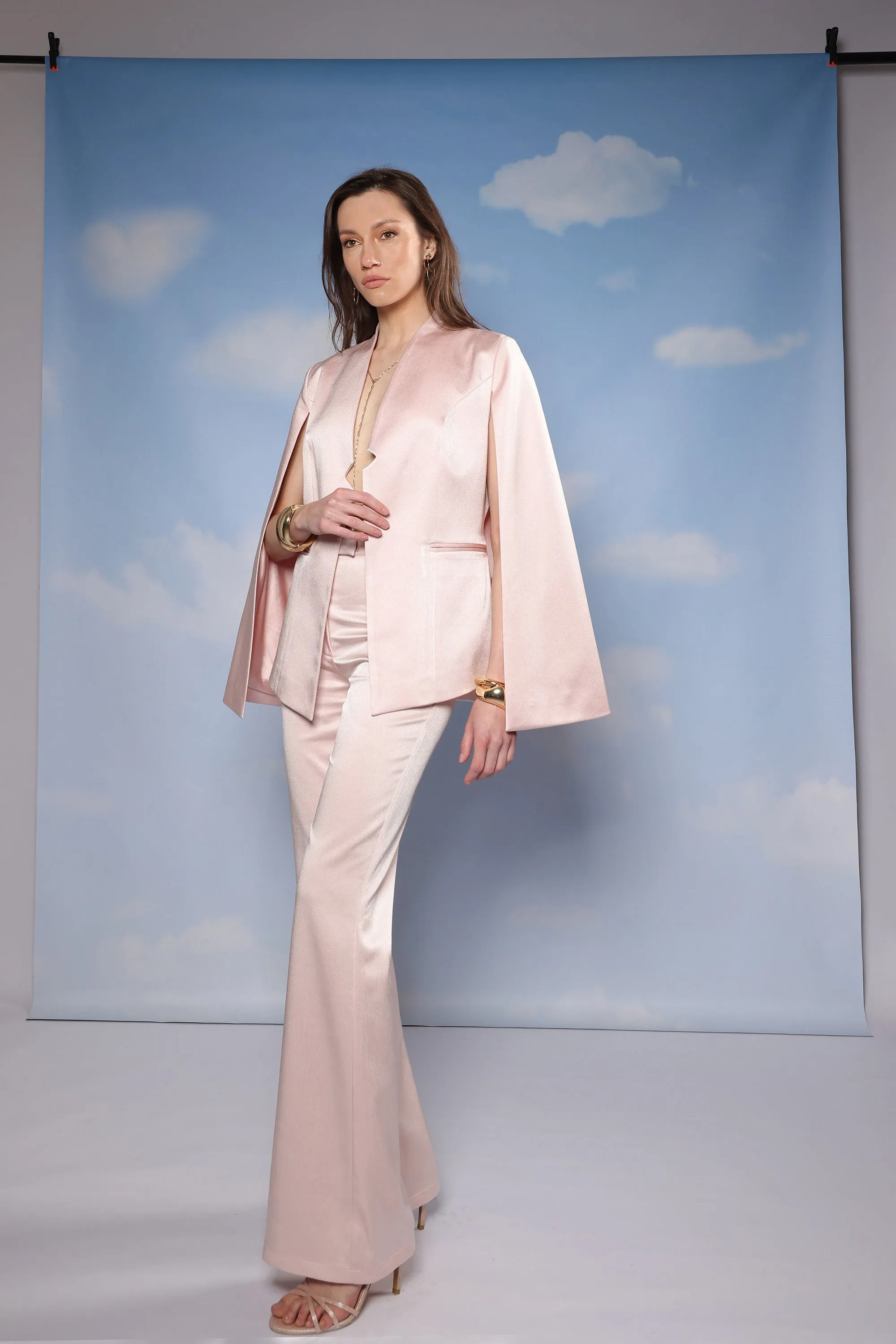 Blazer Cape - Pink