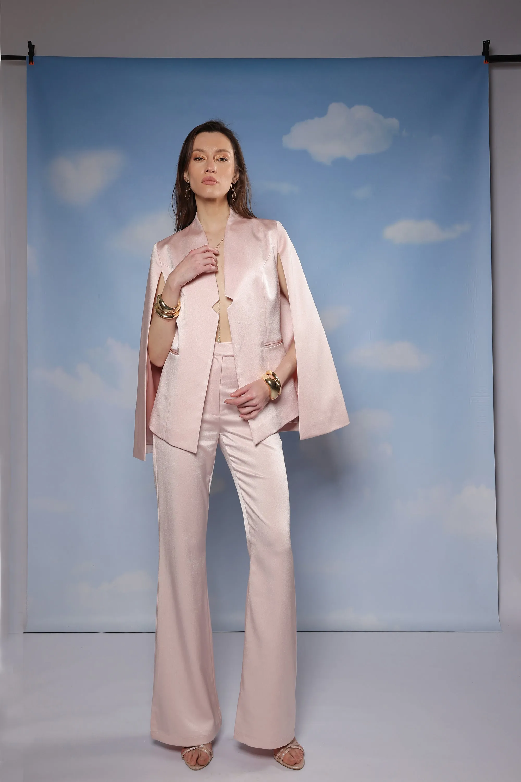 Blazer Cape - Pink