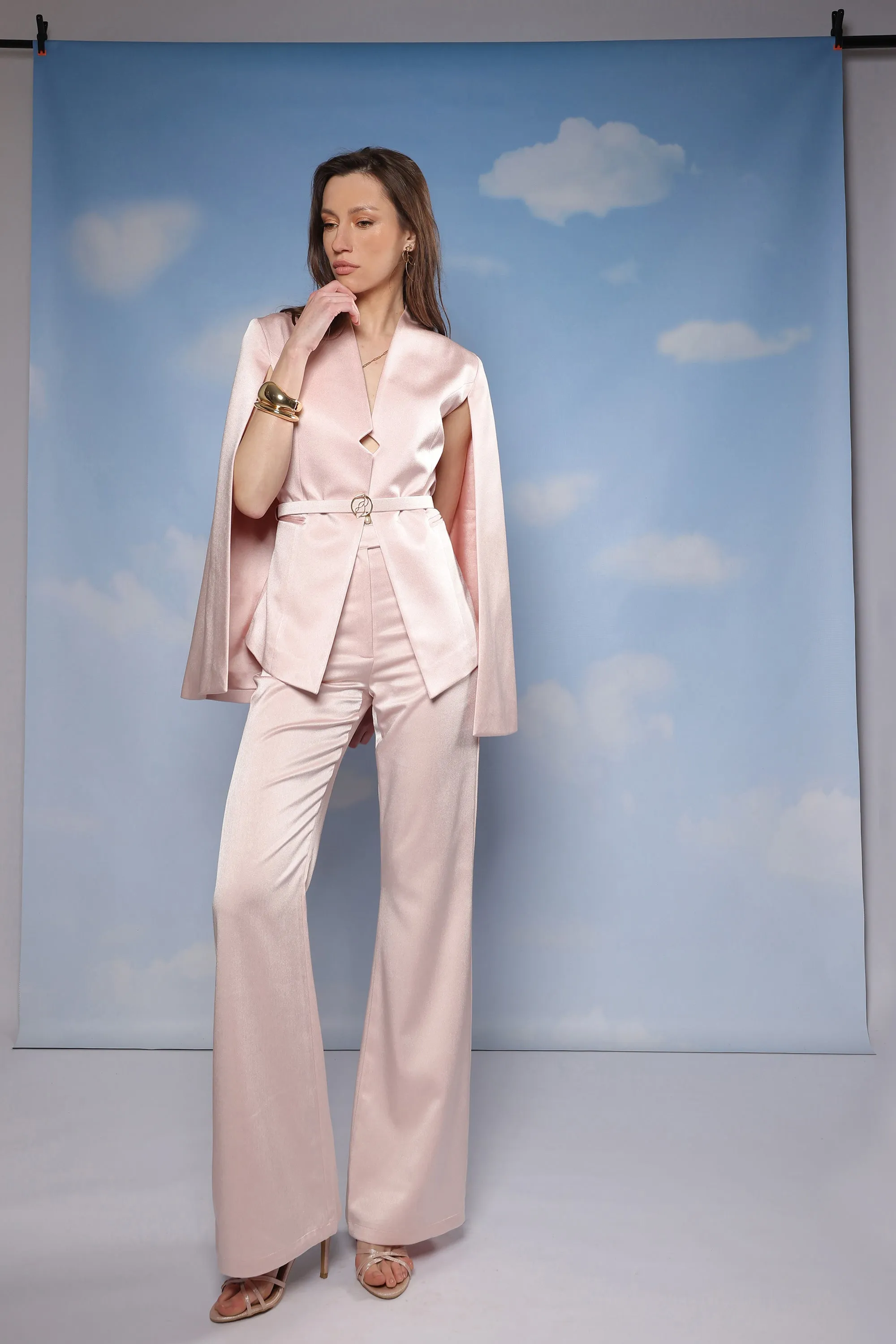 Blazer Cape - Pink