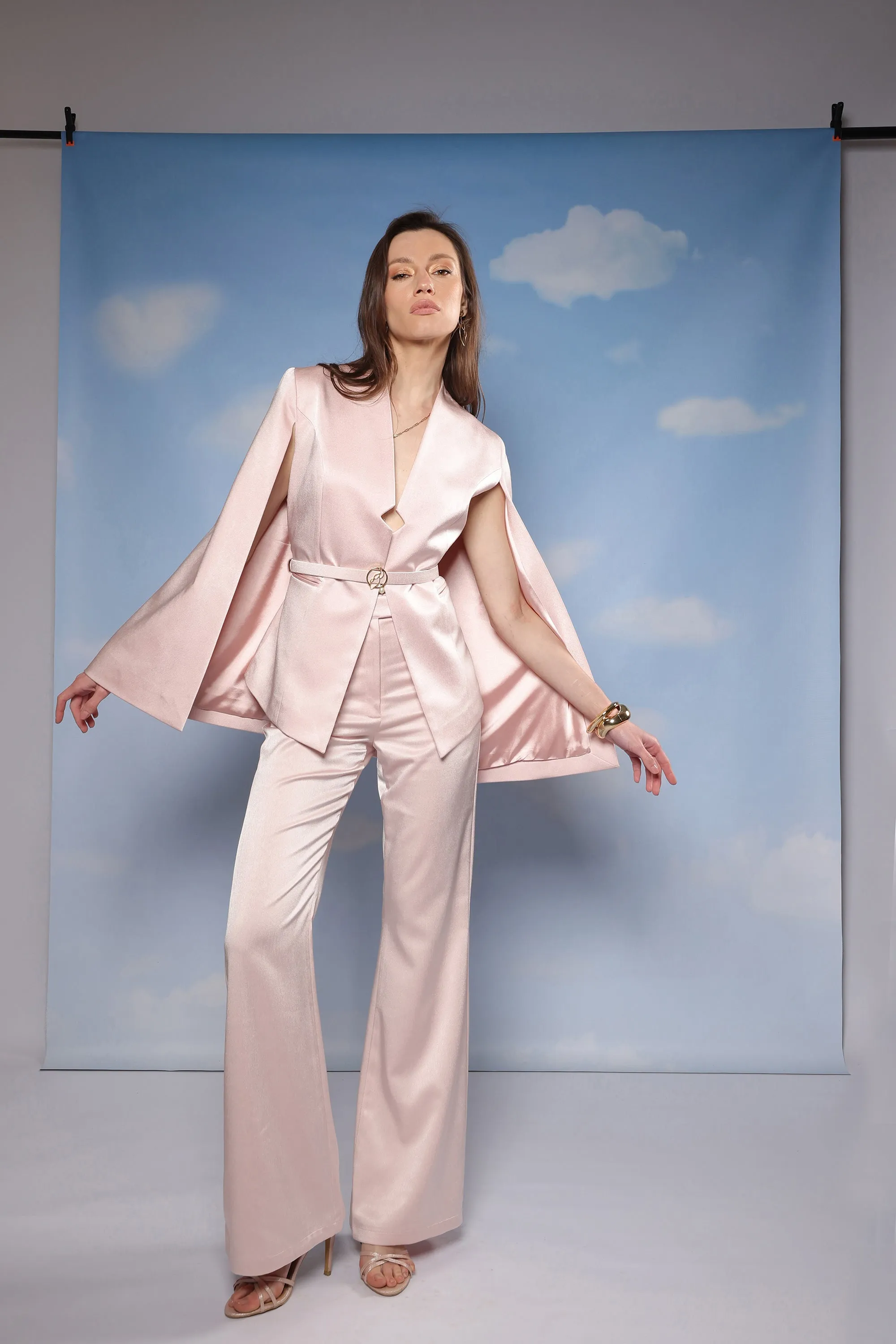 Blazer Cape - Pink