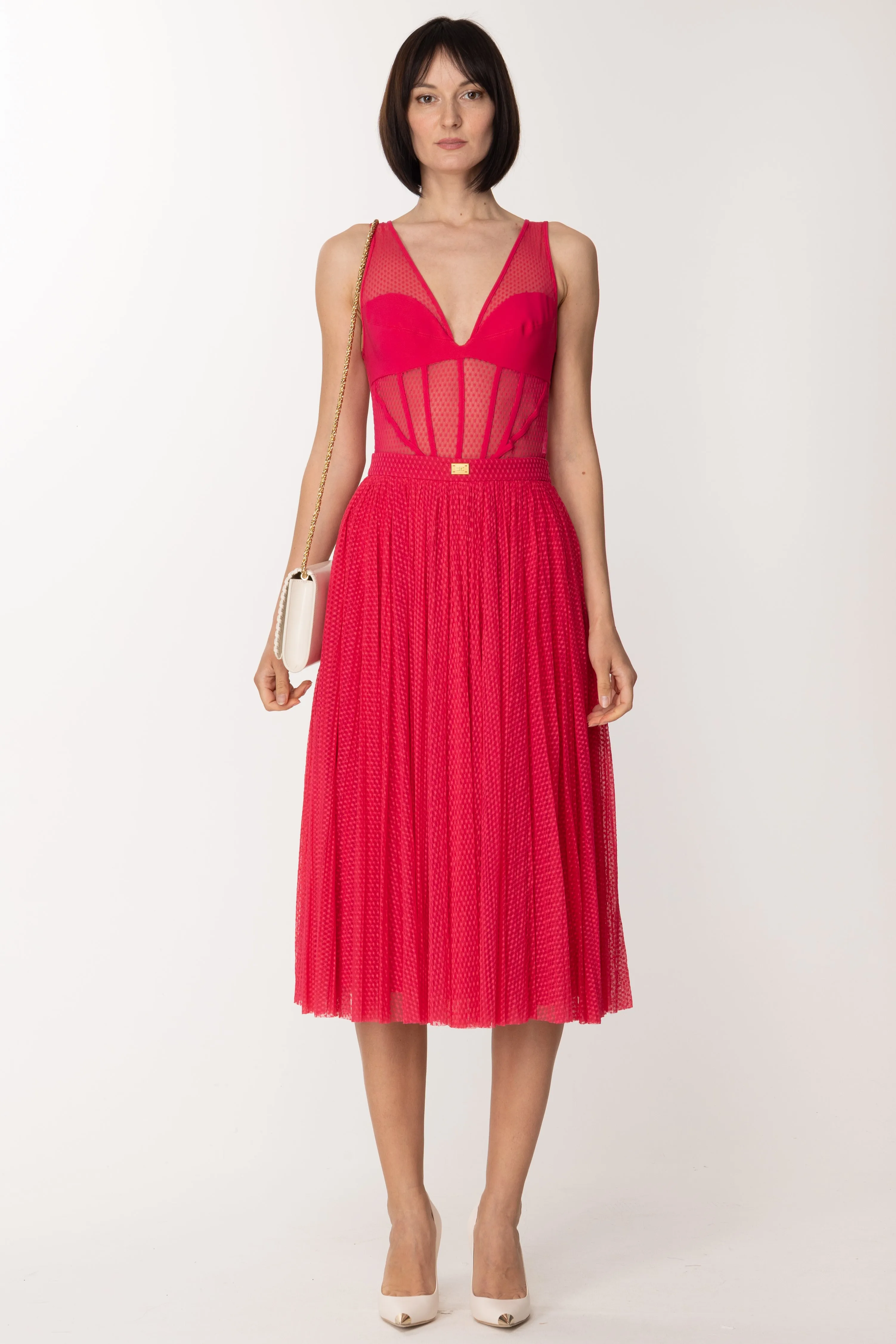 Body In Tulle Effetto Bustier