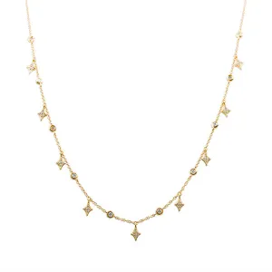 BOHO DIAMOND CELESTIAL CHOKER