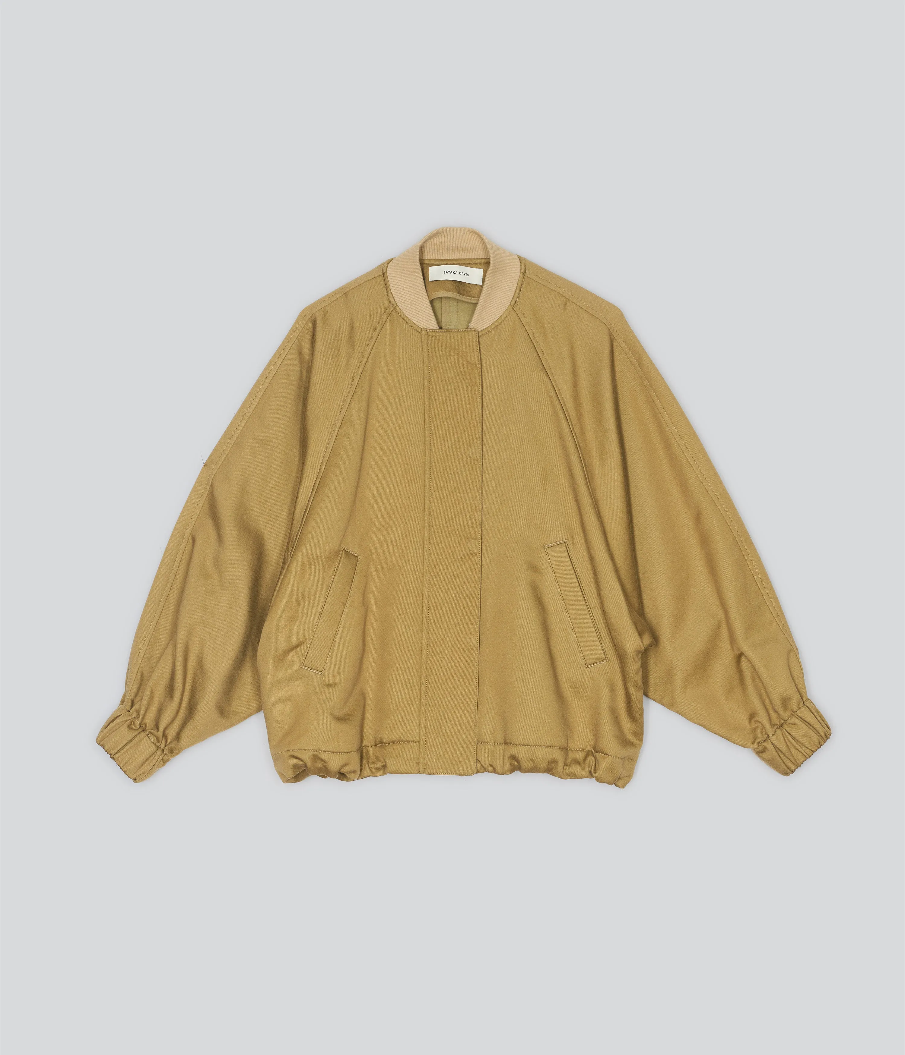 Bomber Jacket in Camel