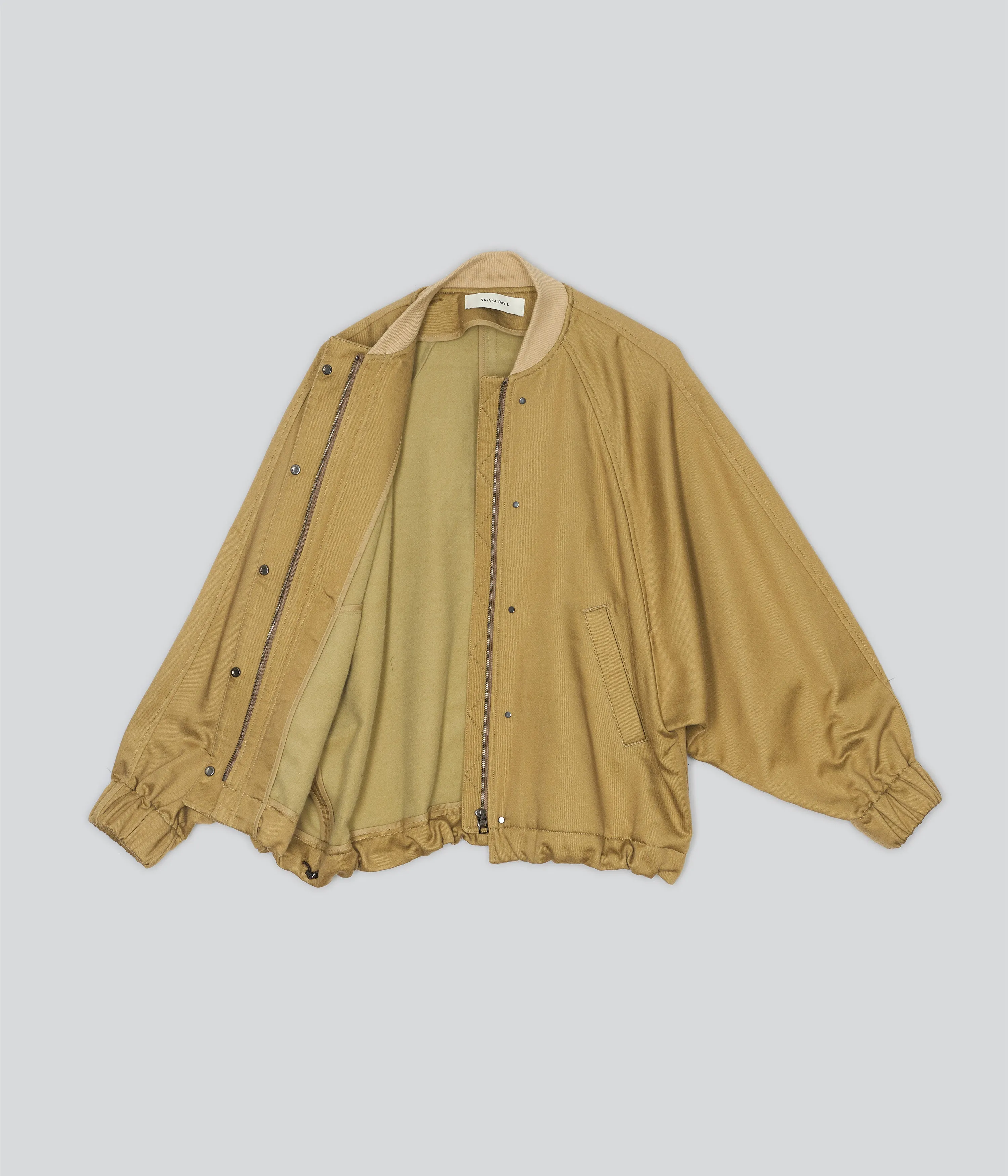 Bomber Jacket in Camel