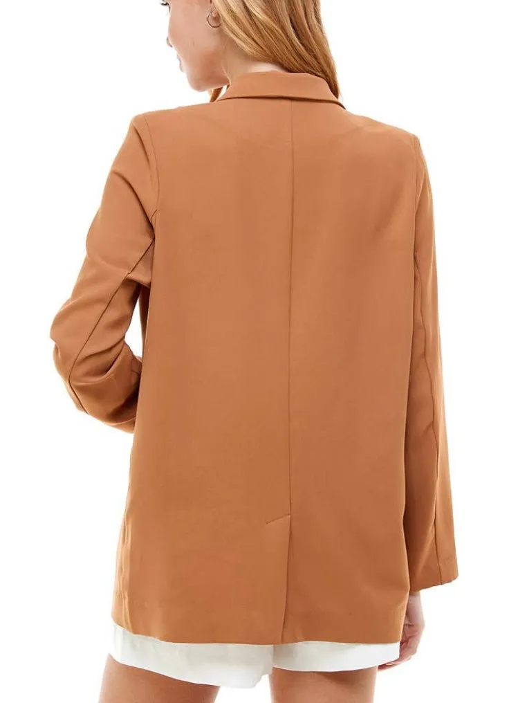 Boss Lady Blazer: Camel