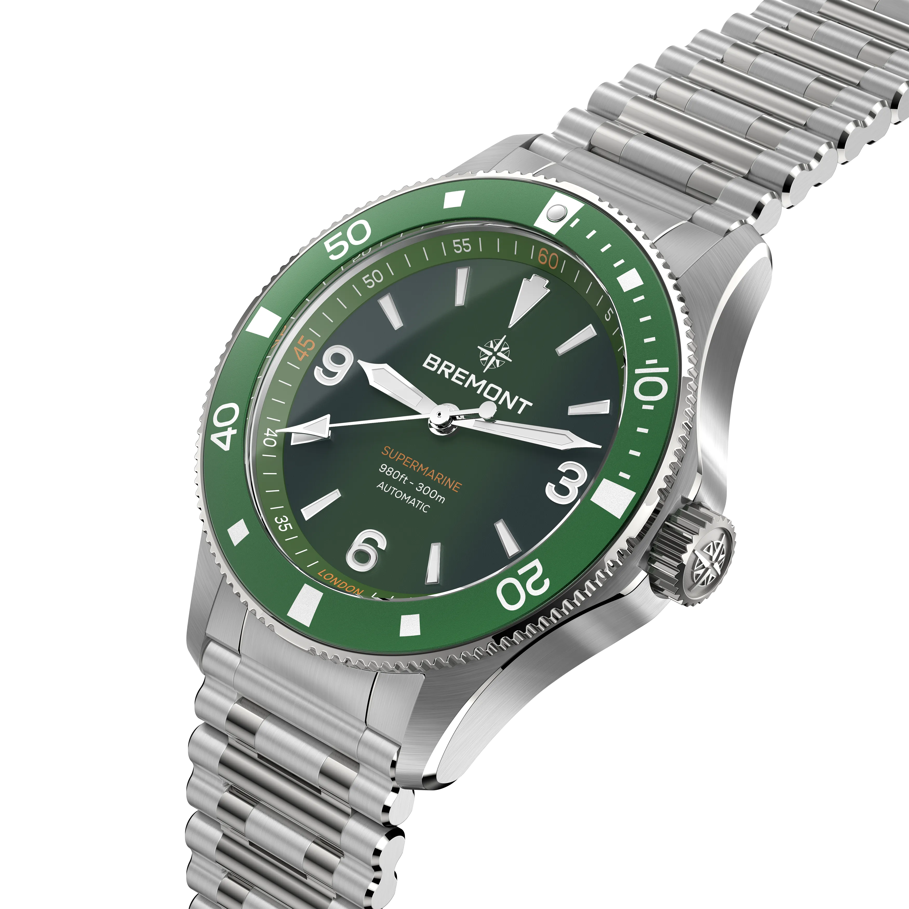 Bremont Supermarine 300M SM40-ND-SS-GN-B