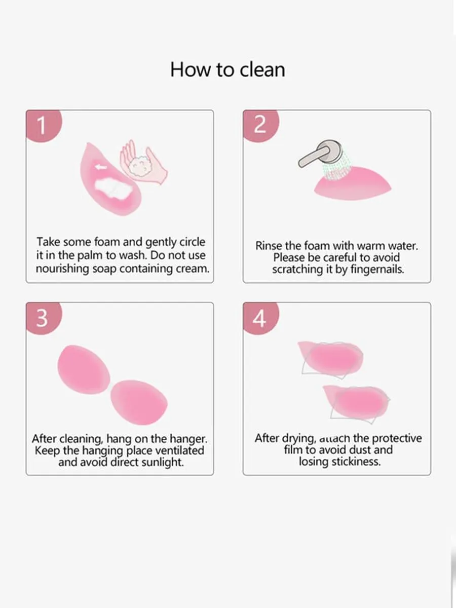 Bridal Dance Silicone Backless Nipple Covers (Set of 2 pairs) MNY10012